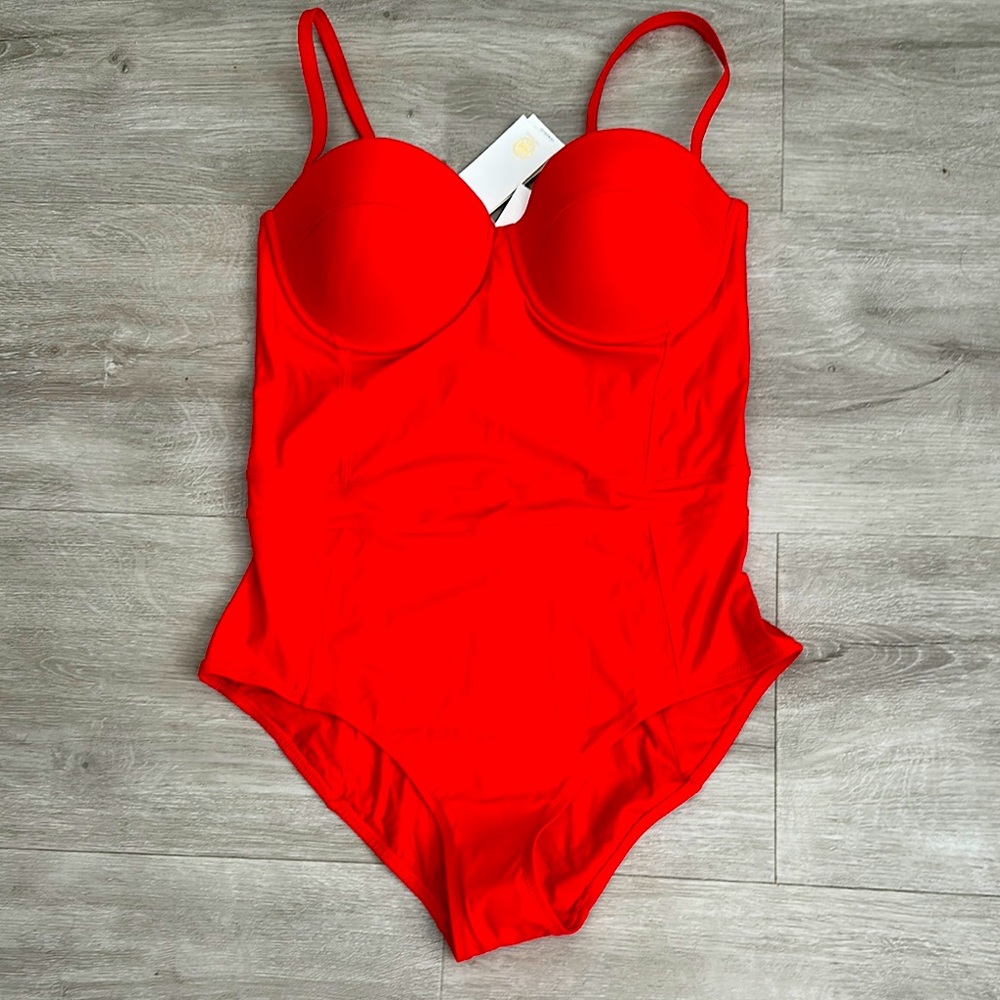 Tory Burch Red One-Piece Swimsuit